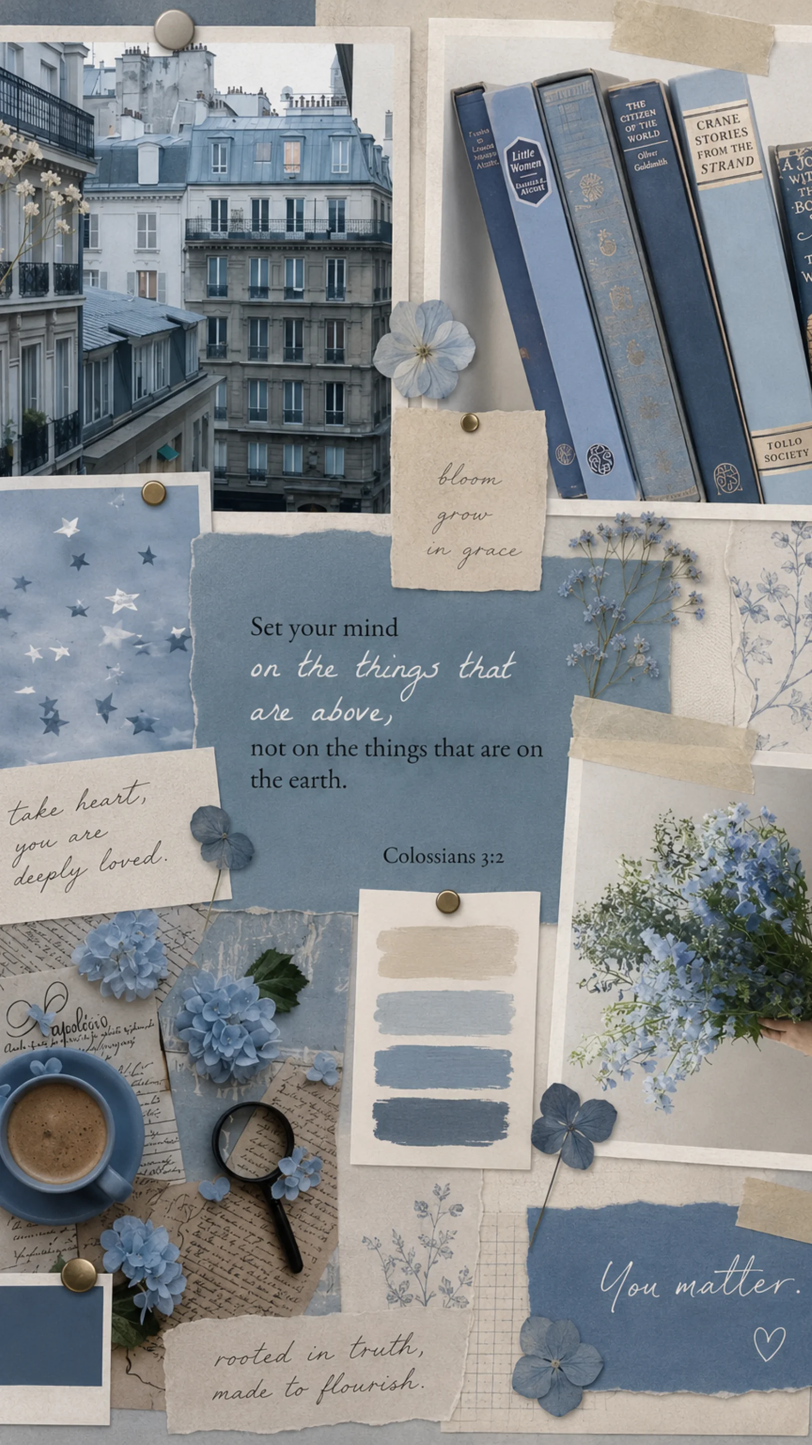 The Poetry of Autumn aesthetic moodboard