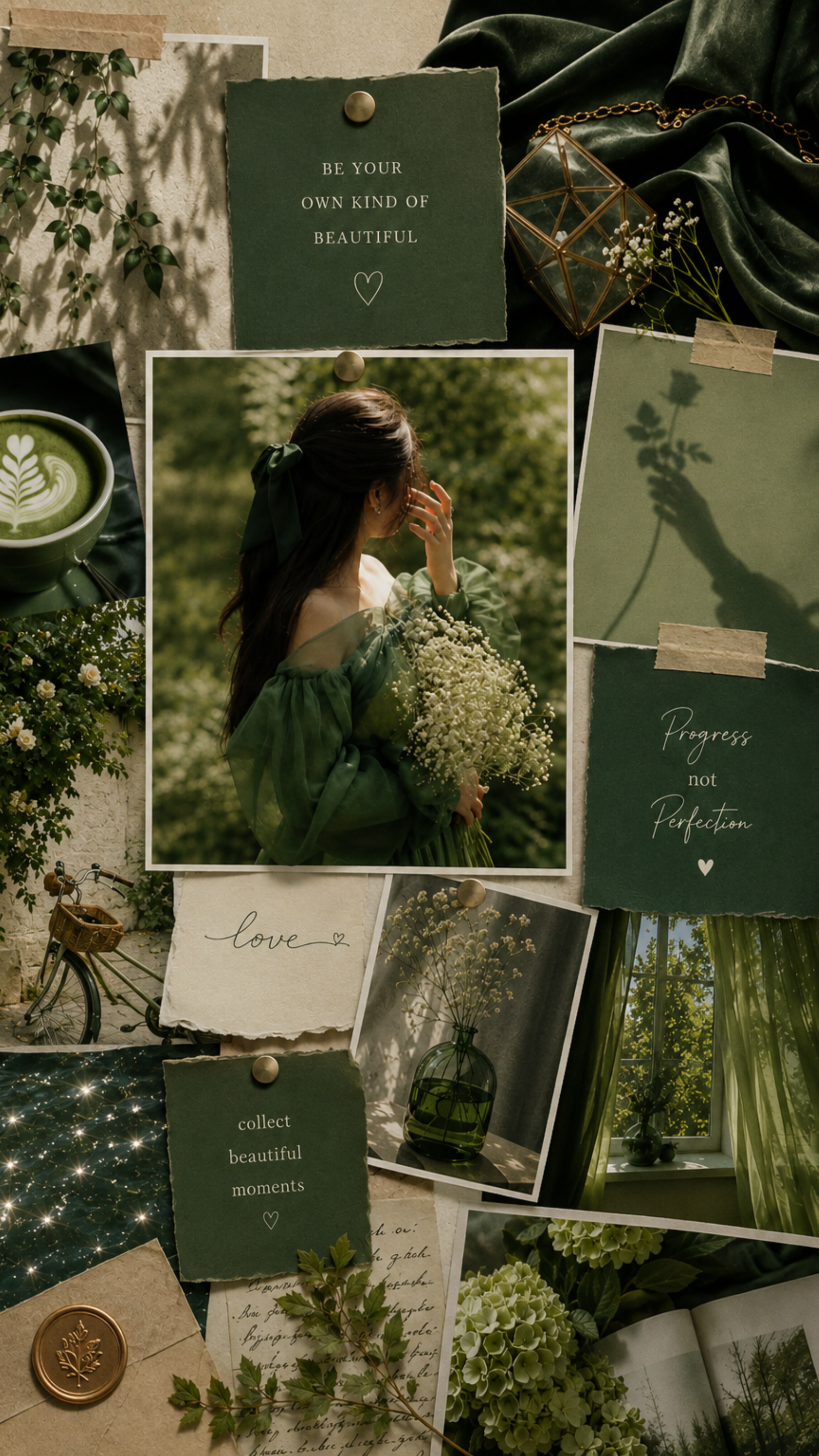 Garden Muse Aesthetic Moodboard - Avenlly