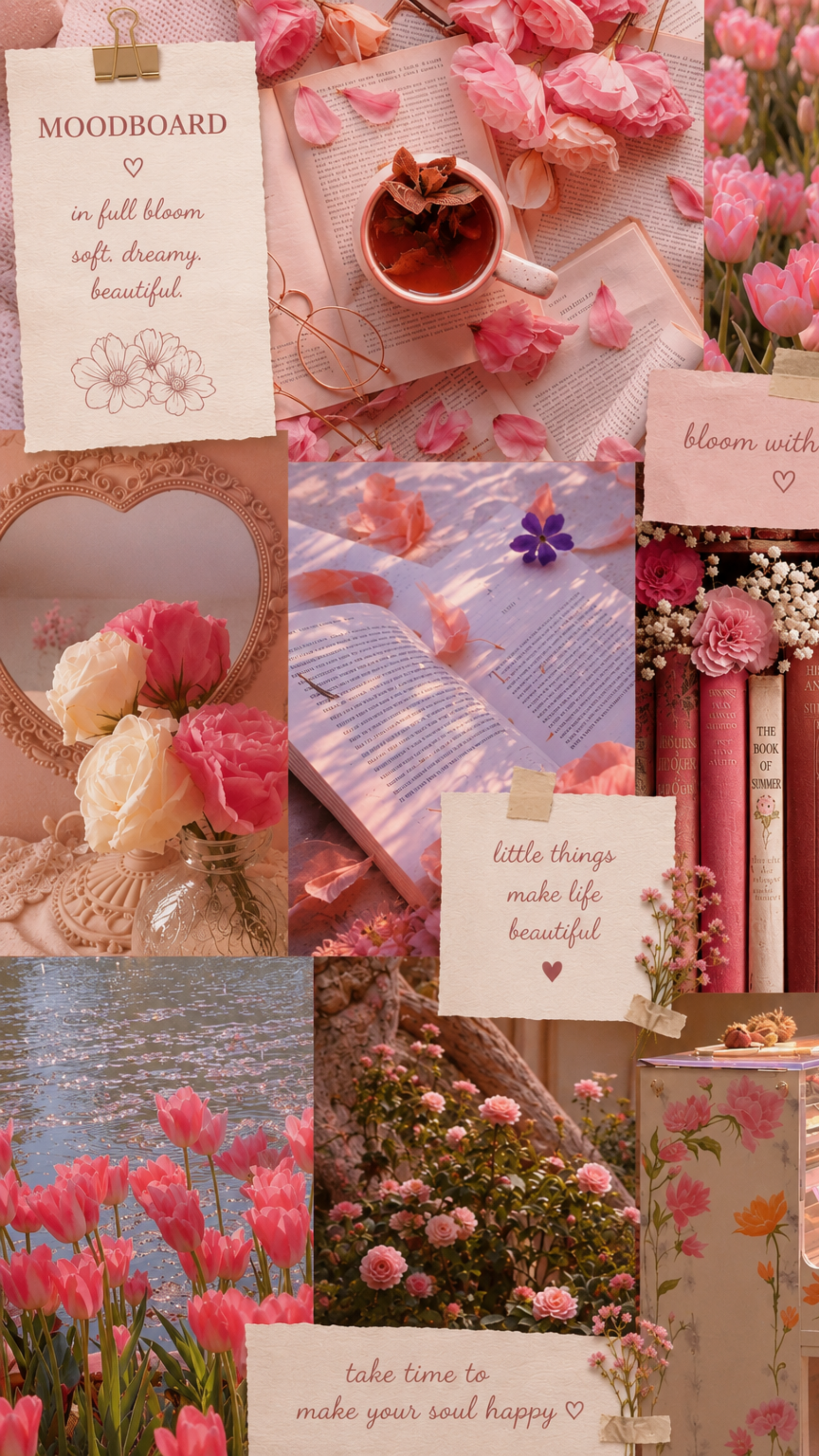 Bloom With Grace Moodboard Aesthetic Moodboard - Avenlly