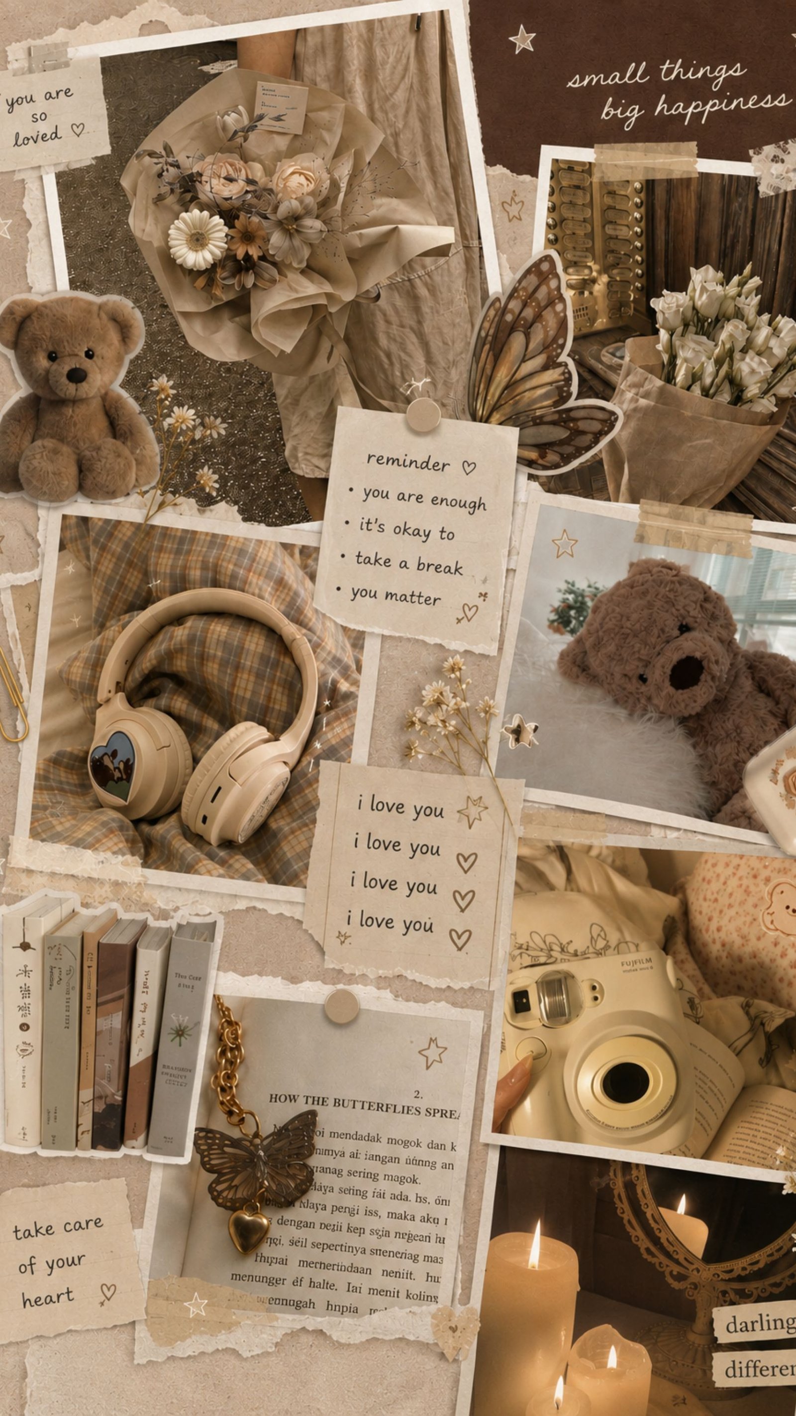 Brown Bliss | Vintage Aesthetic Moodboard Aesthetic Moodboard - Avenlly