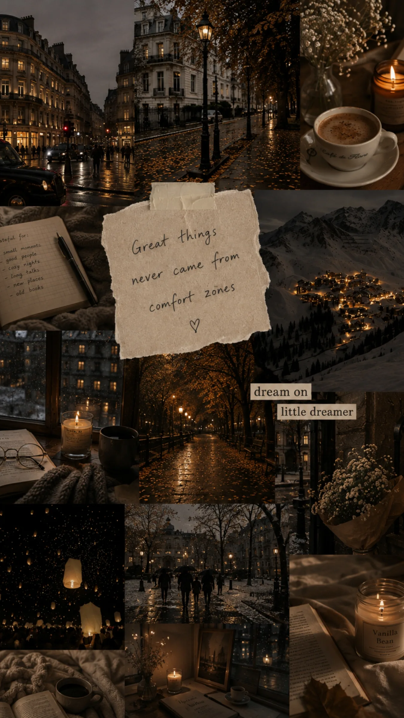 Aesthetic Nature & Flower Moodboard aesthetic moodboard