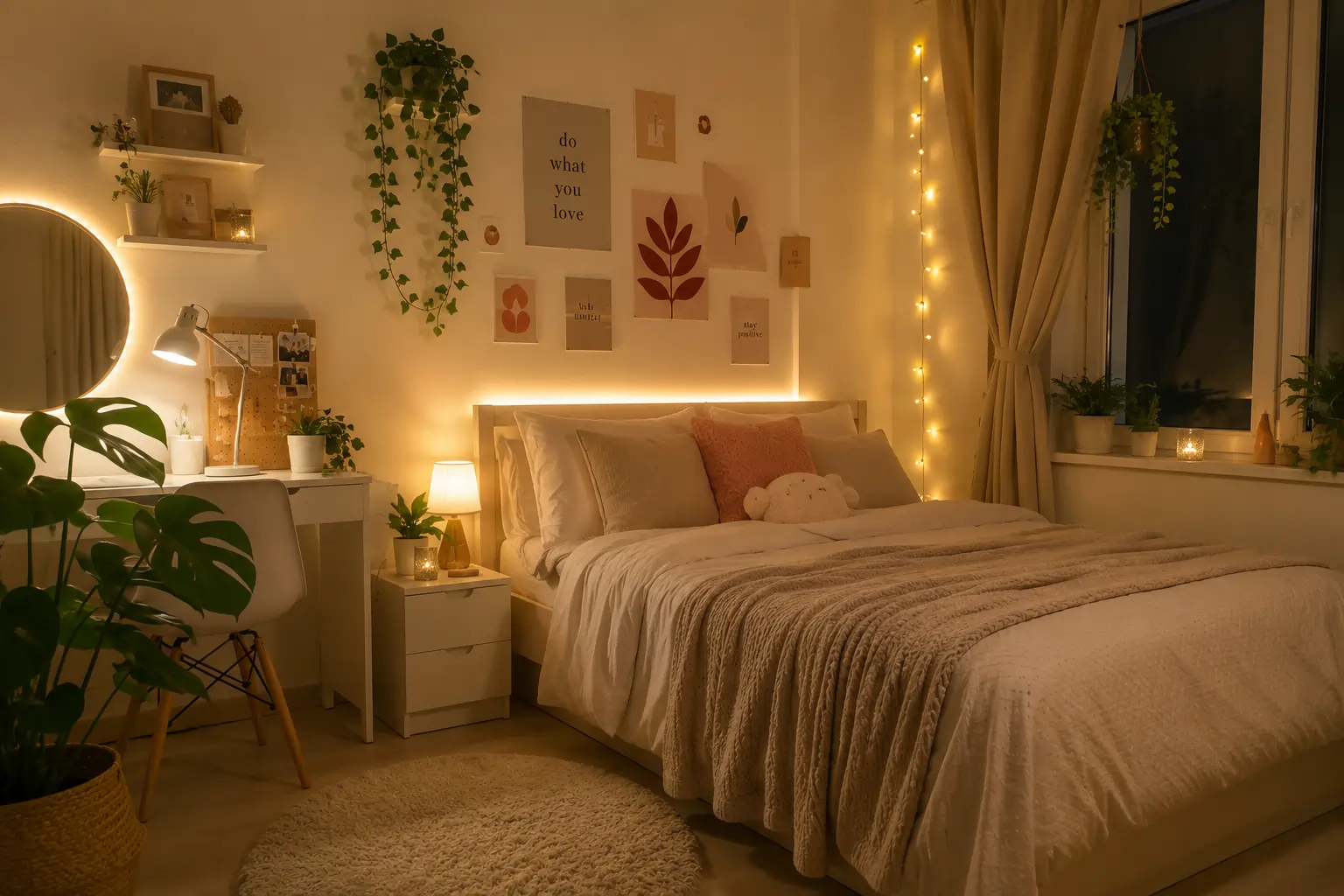 cozy aesthetic bedroom