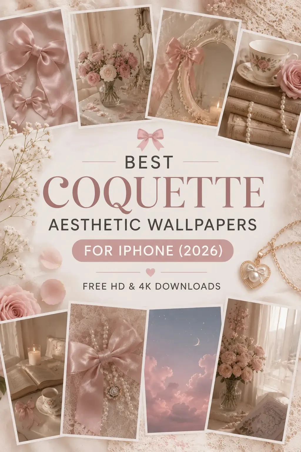 Best Coquette Aesthetic Wallpapers for iPhone (2026)