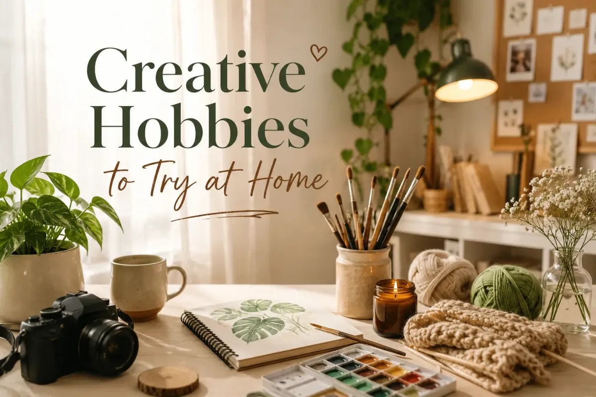 Creative Hobbies to Try at Home
