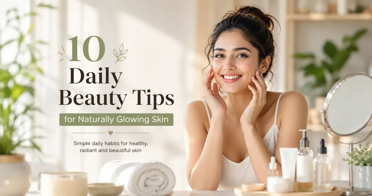 10 Daily Beauty Tips for Naturally Glowing Skin
