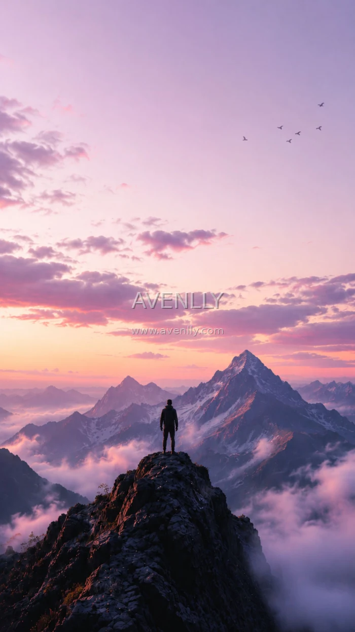 Above the Clouds Aesthetic Wallpaper HD