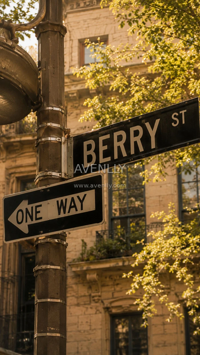 Berry Street Paris Aesthetic Wallpaper