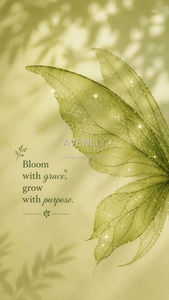 Bloom with Grace Quote Wallpaper 4K