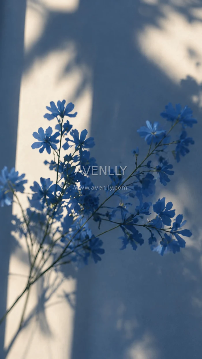 Blue Bloom Aesthetic Wallpaper