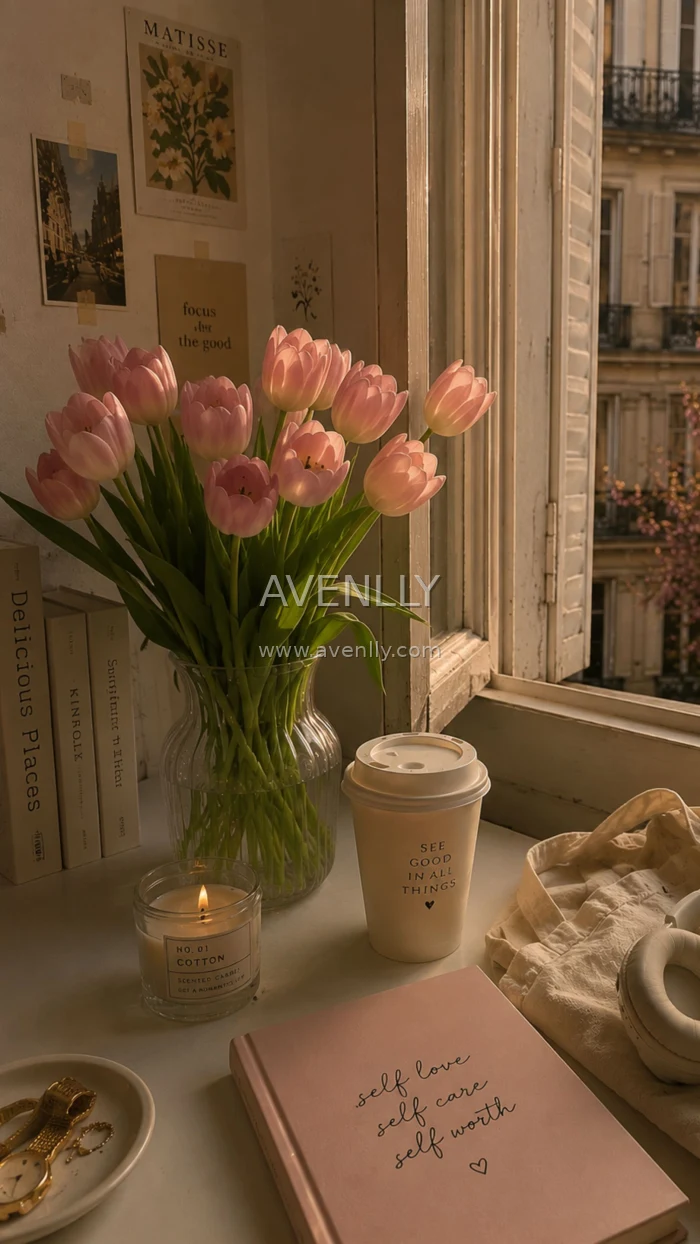 Blush Hour Aesthetic Wallpaper HD
