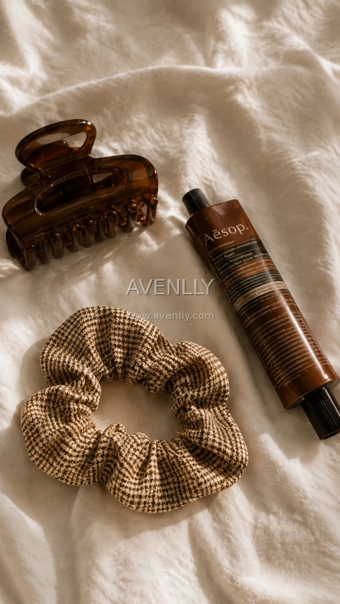 Brown Hair Accessories Aesthetic Wallpaper