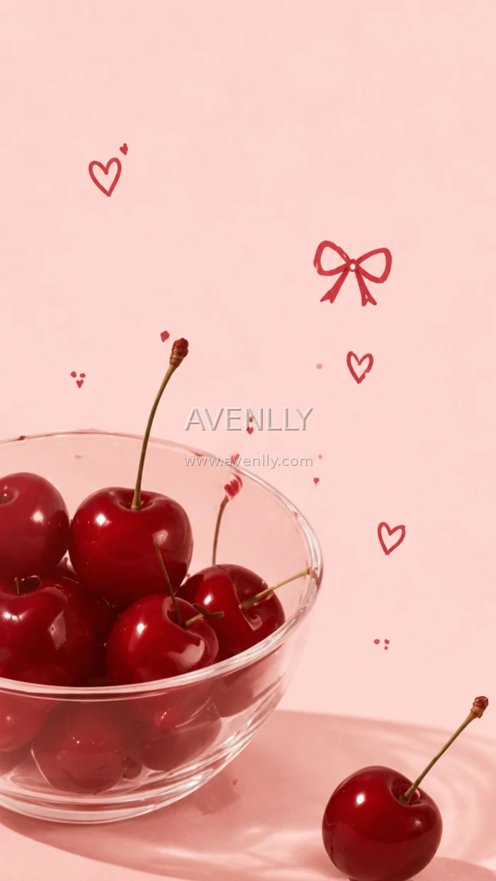 Cherry Red Aesthetic Wallpaper 🍒 | Soft Minimal Pink & Red Phone Background (4K)