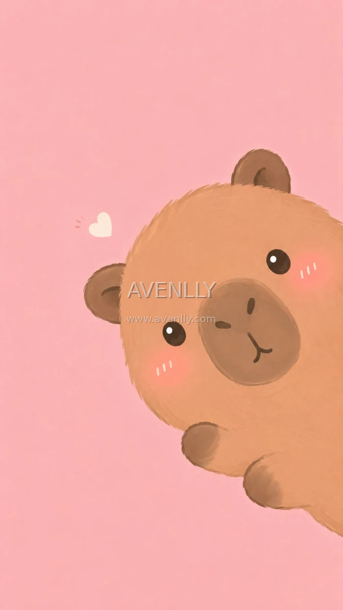 Cute Capybara Wallpaper | Cute Aesthetic