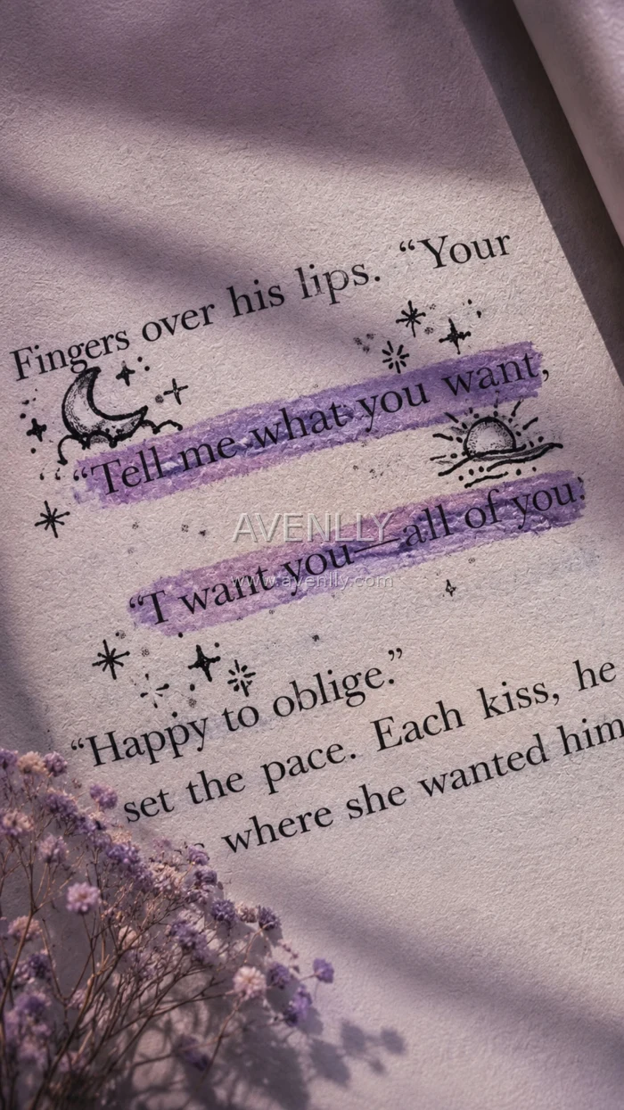 Lavender Quote Book Aesthetic Wallpaper