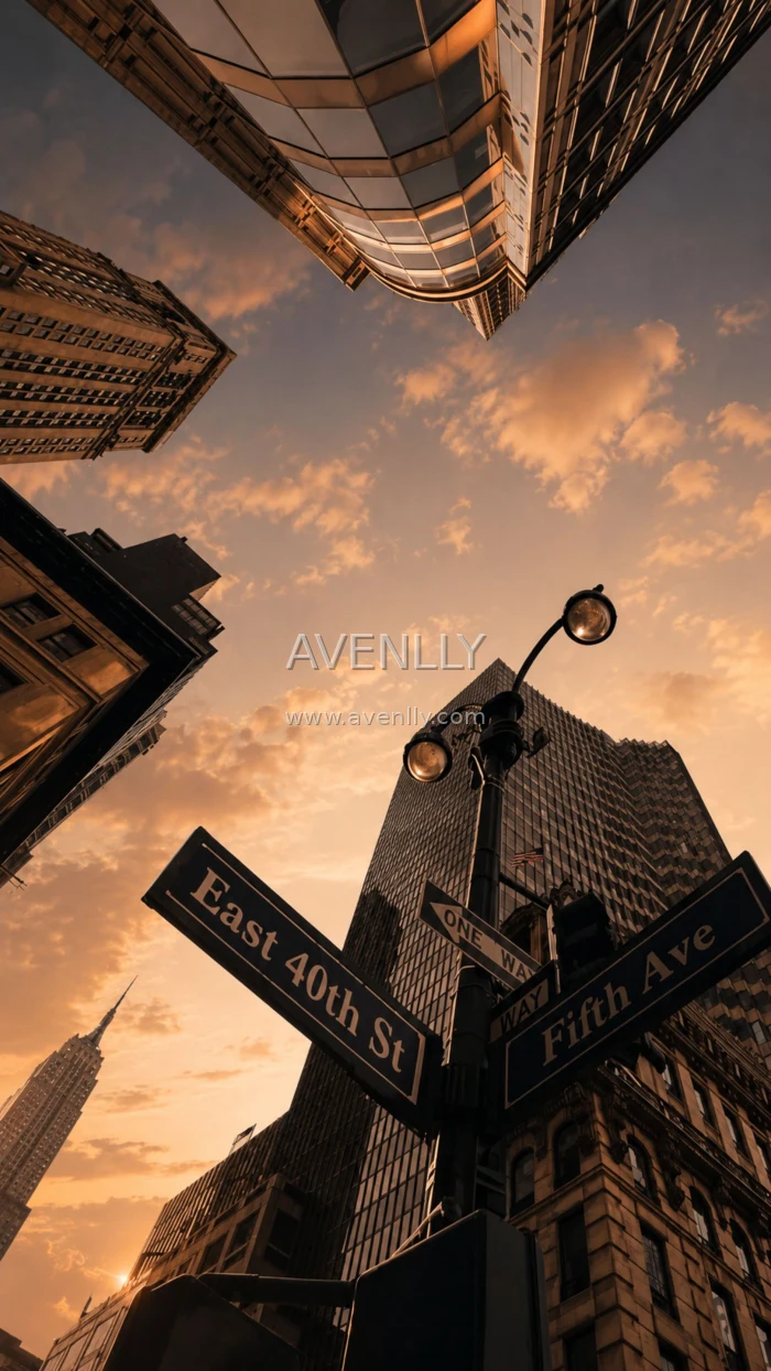 New York City Sunset Aesthetic Wallpaper HD