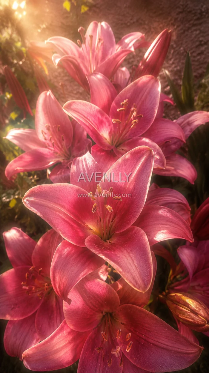 Pink Lily Serenity Wallpaper | Aesthetic HD