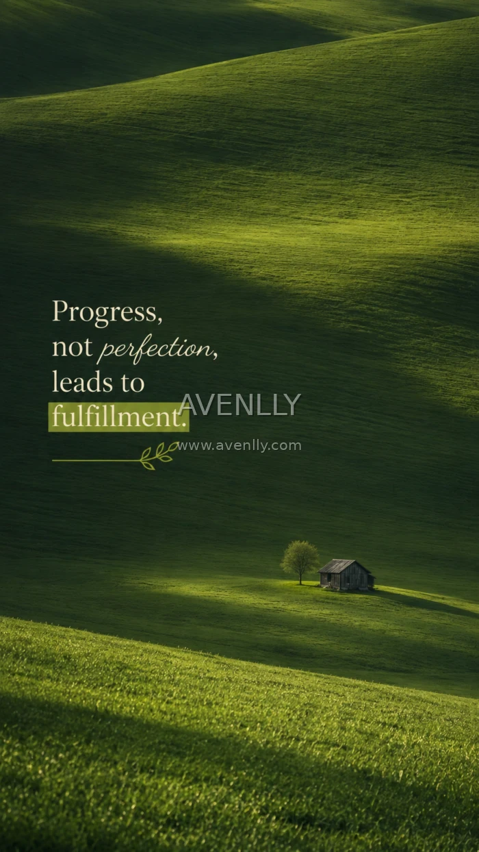 Progress Not Perfection Wallpaper HD