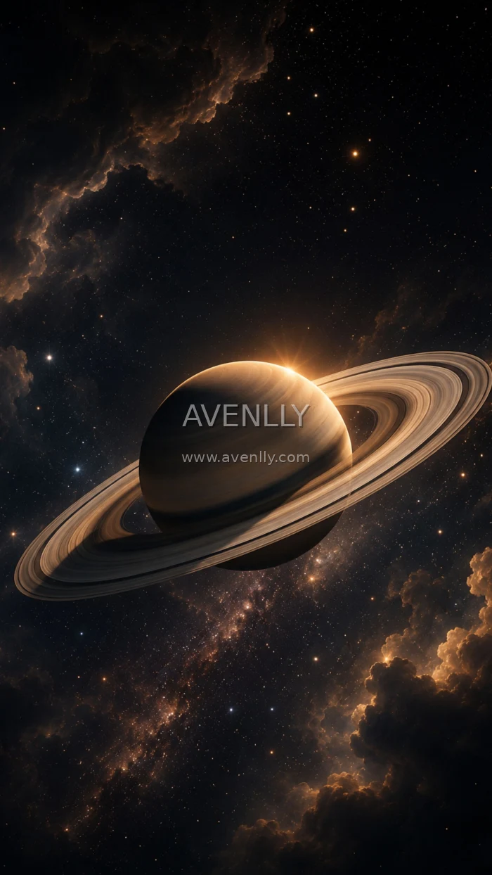 Saturn Planet Aesthetic Wallpaper HD