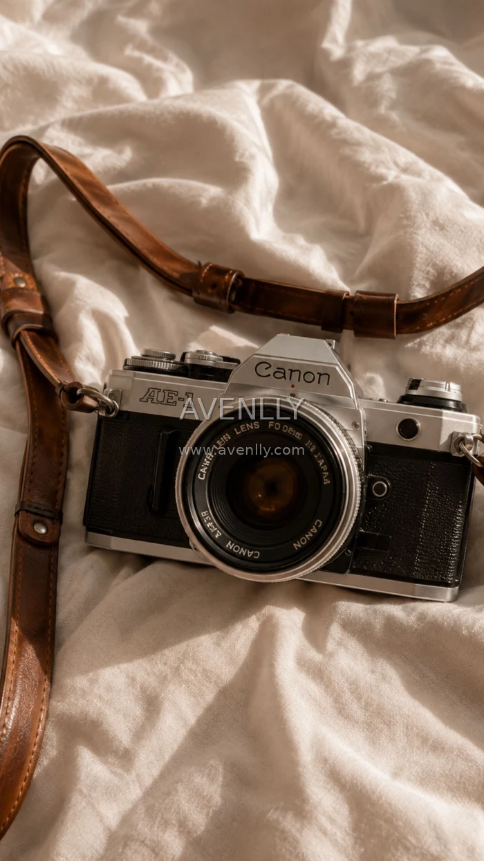 Vintage Camera Aesthetic Wallpaper