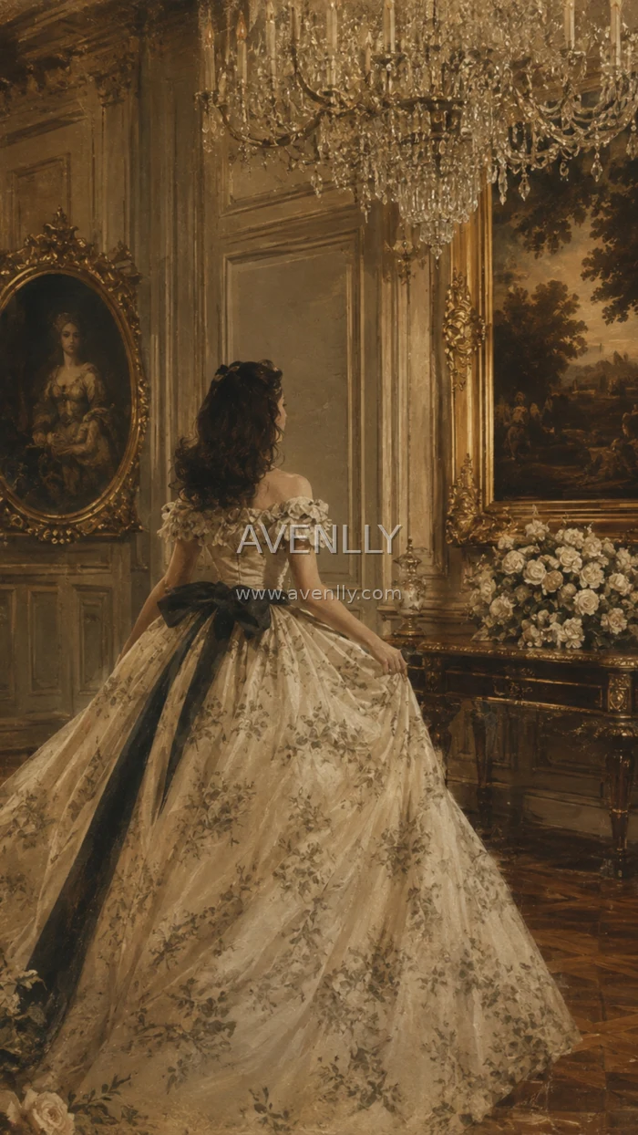 Vintage Victorian Girl Aesthetic Wallpaper