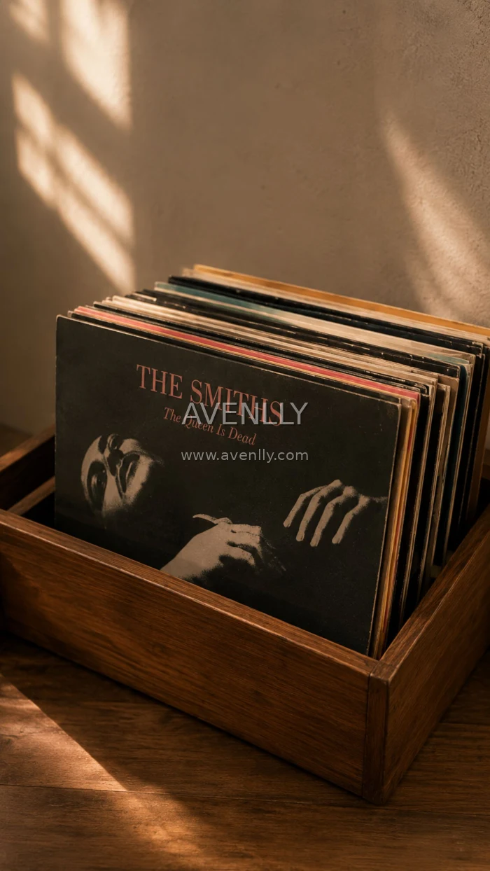 Vintage Vinyl Record Collection Wallpaper