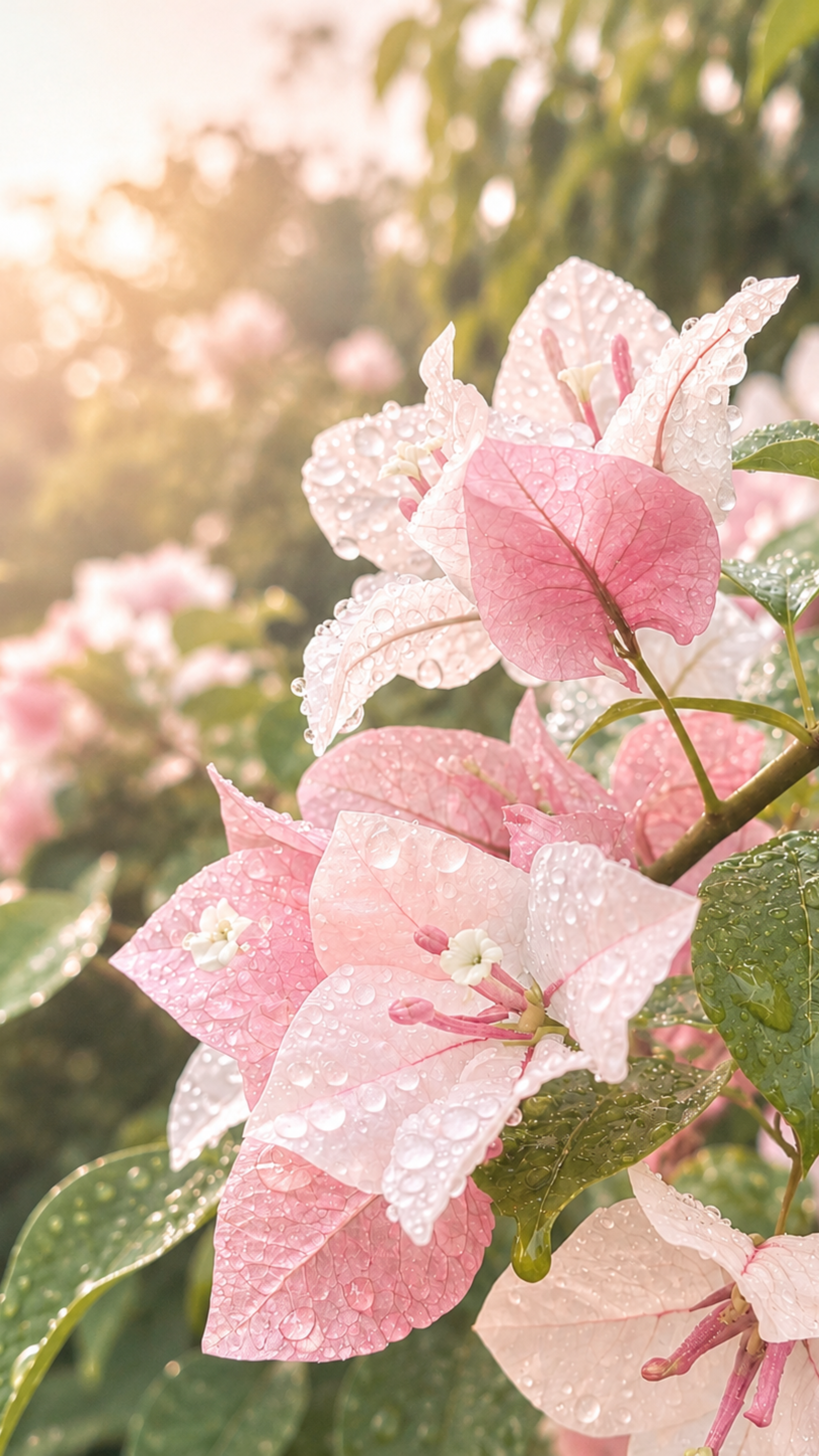 Pink Petal Serenity Aesthetic | 4K HD Wallpaper