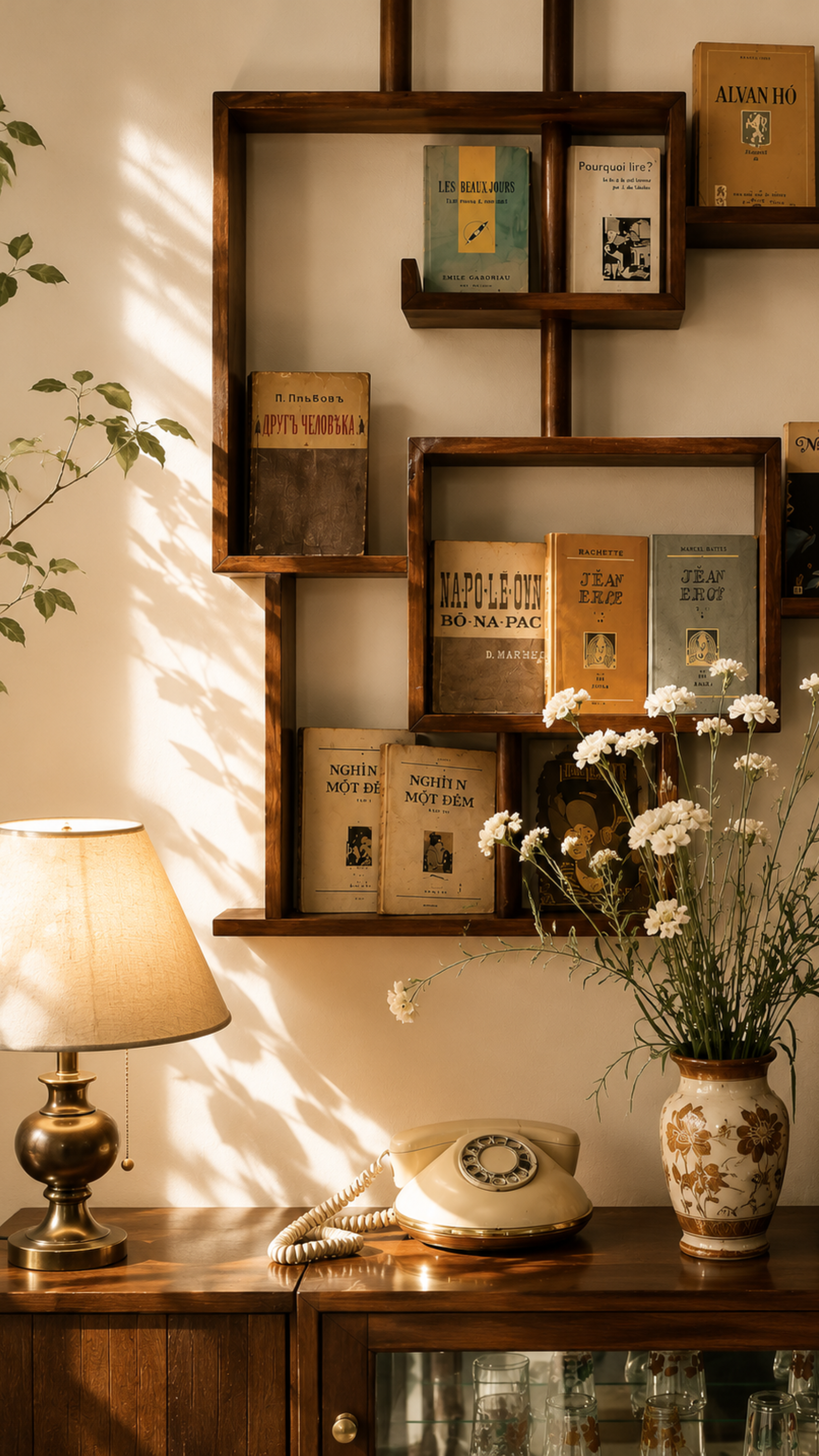 Vintage Reading Corner Wallpaper | Vintage 4k HD Wallpaper